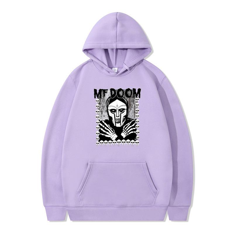 Autumn and Winter New Cartoon Print Loose Top Fashion Casual Hooded Sweater Men's and Women's Clothing