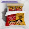 ONE PIECE 3pcs Bedding Set Duvet Cover Closure Includes 1 Duvet Cover & 2 Pillowcases for All Seasons Bedroom Home Dorm Decor