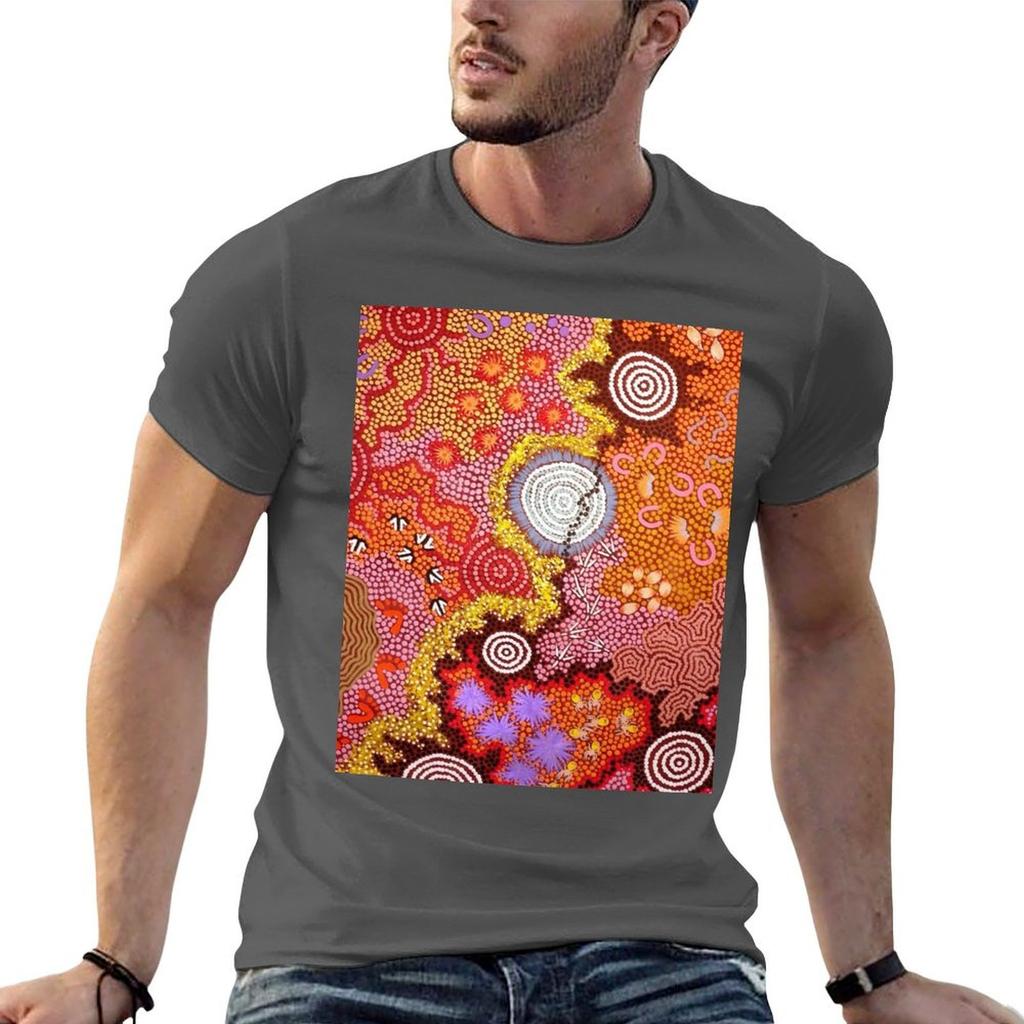 Australische Ureinwohner Kunst T-Shirt Schnelltrocknendes Leichtes Sport-T-Shirt