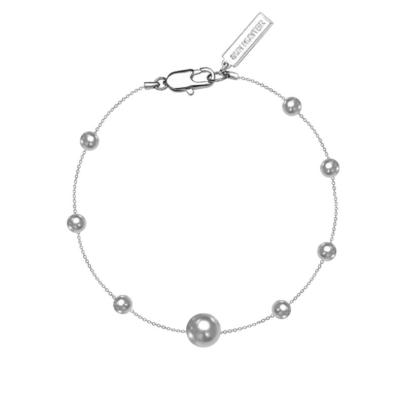 

Sanheng Sun Hunter Оригинальный браслет из звездного жемчуга Особый интерес Легкая роскошь Свободное ощущение Украшение Ретро Минималистичный Женский Gray Star Bracelet