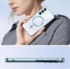 Case for Samsung Galaxy A35 5G, Electro MagSafe, blue + Glass Screen Protector