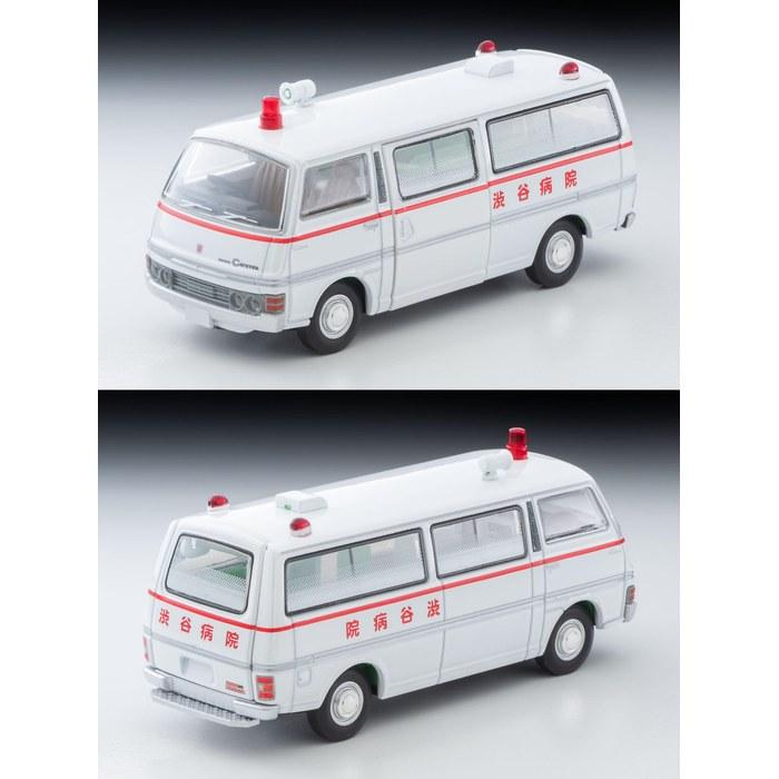 TOMYTEC Tomica Limited Vintage Neo 1/64 LV-N Ootemachi 01 Nissan Caravan Ambulance (Shibuya Hospital) Part III Episode 7 "Runaway Runway"