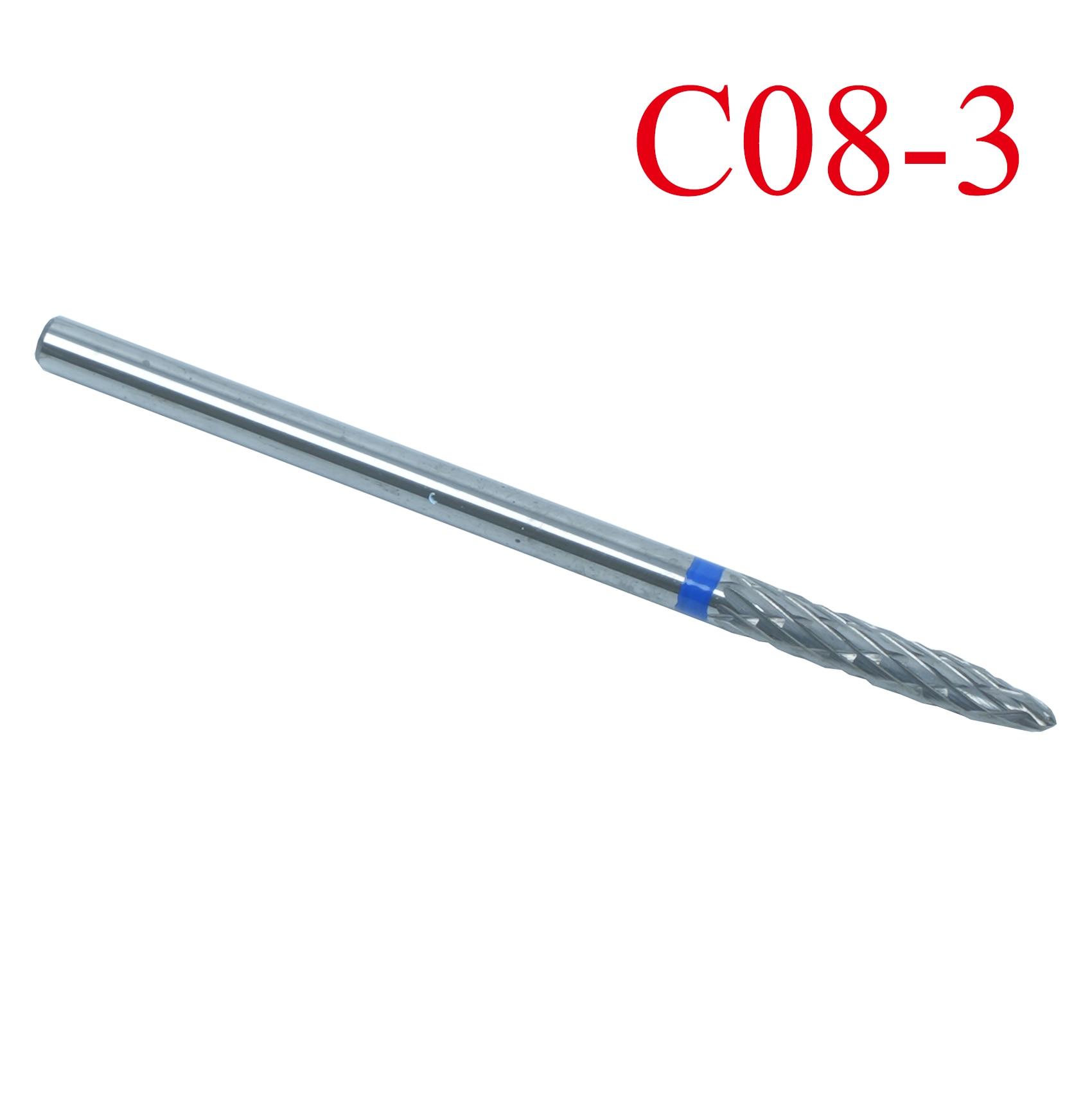 

Сверла из карбида вольфрама для ногтей, электрическая маникюрная дрель, аксессуары, фрезы для снятия гель-лака для ногтей, инструменты для ногтей, Efiles C04-2