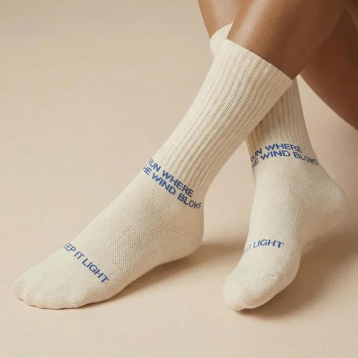 Everyday Middle Sports Socks Women (6 colors) - 3-Pack (+Folding bag included on a first-come, first-served basis)