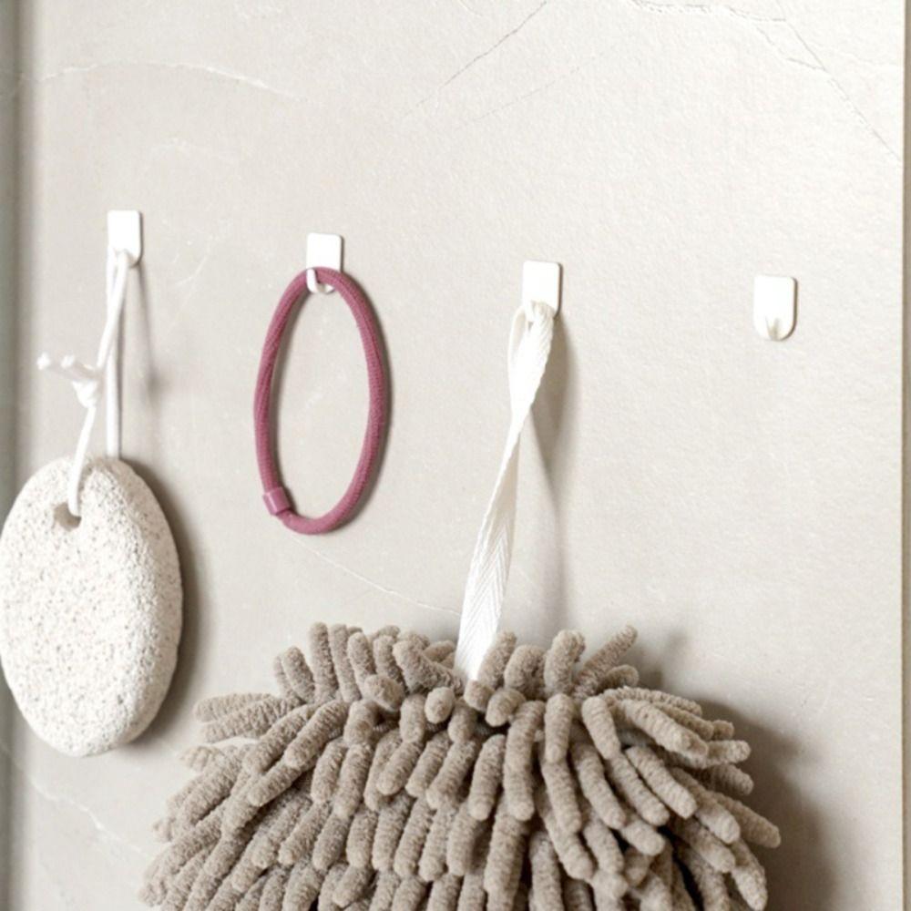 9pcs No Drilling Universal Hook Mini Wall Hanger New Self-adhesive Hook  Home