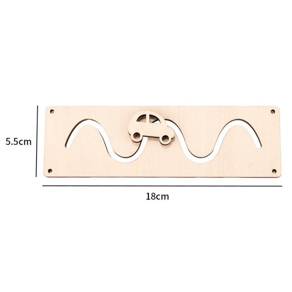 Bébé Montessori Tableau d'activité DIY Jouet en bois Accessoires Robot Cadenas Engrenage Klaxon Fermeture éclair Jouet éducatif Graffiti pour enfants Cadeaux