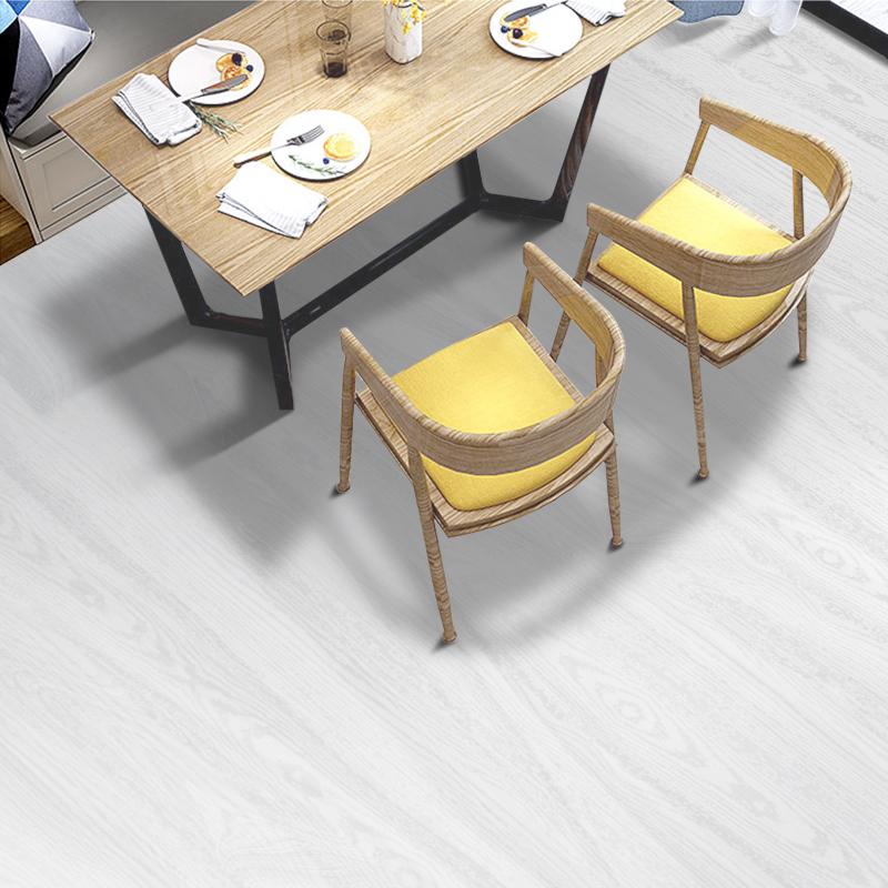 1 Stück graue und weiße gelbe Holzbodenfliesen, dicke Vinyl-Bodenaufkleber zum Abziehen und Aufkleben, wasserdichter Bodenbelag zum Aufkleben für Badezimmer, Küche, Schlafzimmer