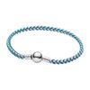 Neues 925er Silberfarbenes Seil-Kastenketten-Armband geeignet für Damen Sommer Charm-Anhänger DIY Modeschmuck