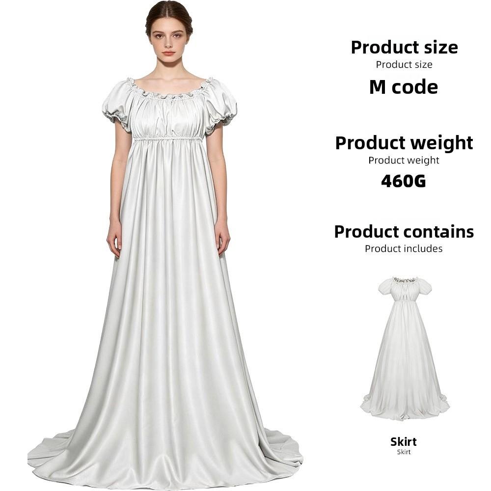 Bridgerton Regency Cosplay Dress For Halloween Vintage Style Gothic Costume For Women And Teens