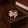 Colored Butterfly & Leaf Open Ring – Trendy Temperament Design
