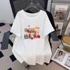 Plus Size Loose Mid-Length Short-Sleeve Women's T-Shirt (200/300/350 Jin)