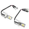 2pcs H3 LED Fog Light Bulbs Conversion Kit Super Bright Canbus 3000K Yellow 80W Car Daytime Running Light LED Driving Lights