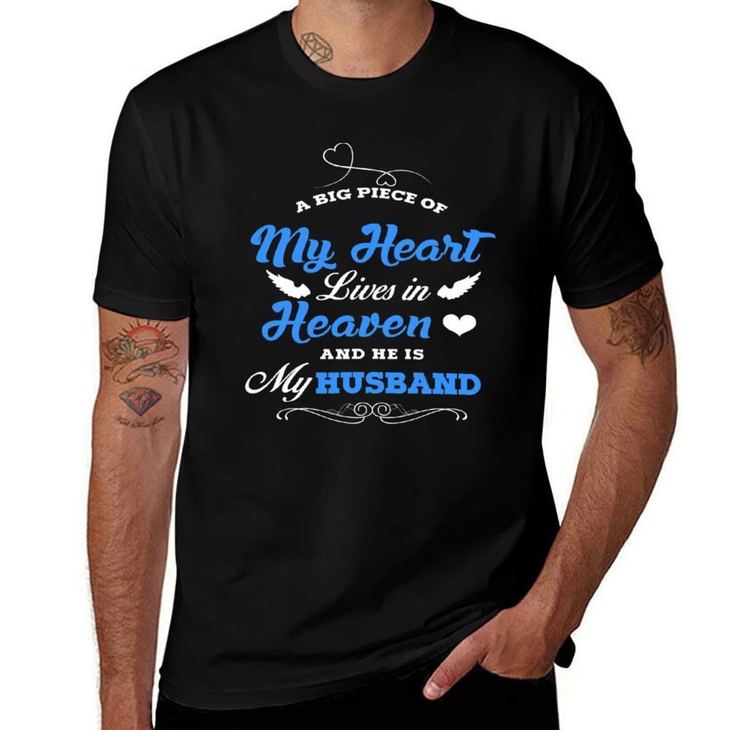 A Big Piece Of My Heart Lives In Heaven T Shirt Tshirt Comfort Stretch Tee Shirt