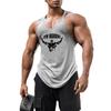 Muscleguys Running Vests Mens Bodybuilding Stringer Tank Tops Gym Clothing Cotton Sleeveless Shirt Summer Sports Singlets Workout Tanktop