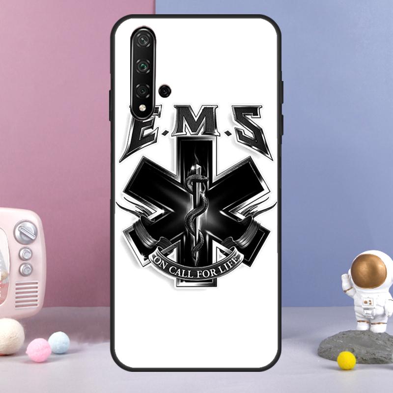 EMT EMS Medical Rescue For Huawei Nova 3i 7i 8i 11i 12i 9 10 SE Y60 Y61 Y70 Y72 Y73 Y90 Y91 P20 P40 P30 Lite Case