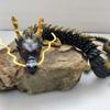 3D Dragon Ornament Moveable Body Joints Desktop Fish Tank Aquascaping Bonsai Decoration Lucky Dragon Crafts Home Decoration Gift