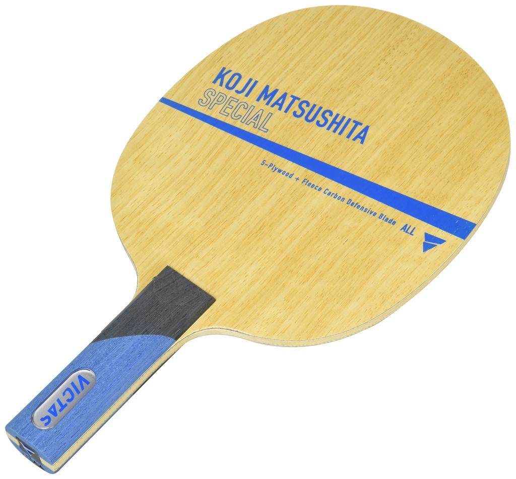 VICTAS table tennis racket Koji Matsushita model used special straight 028305