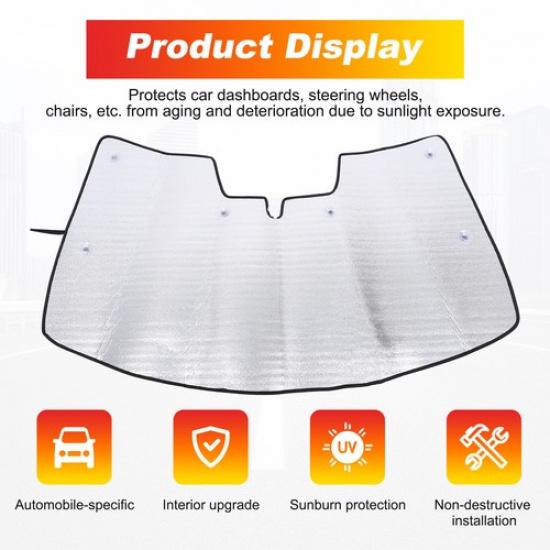 Car Sun Shade Windshield Window Sunshade Cover For Nissan Pathfinder 2024