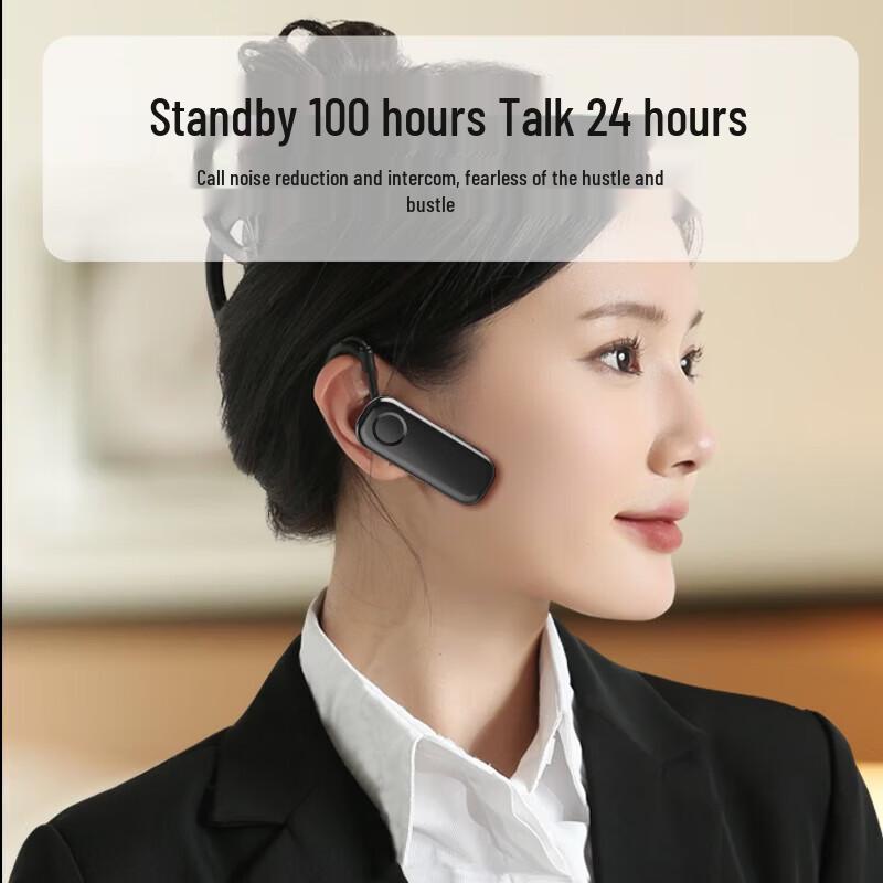 OUXING D1 Mini Ear-Hook Bluetooth Walkie-Talkie (CN Version)