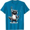 Raccoon Fisherman Men Women Kids Funny Fishing T-Shirt