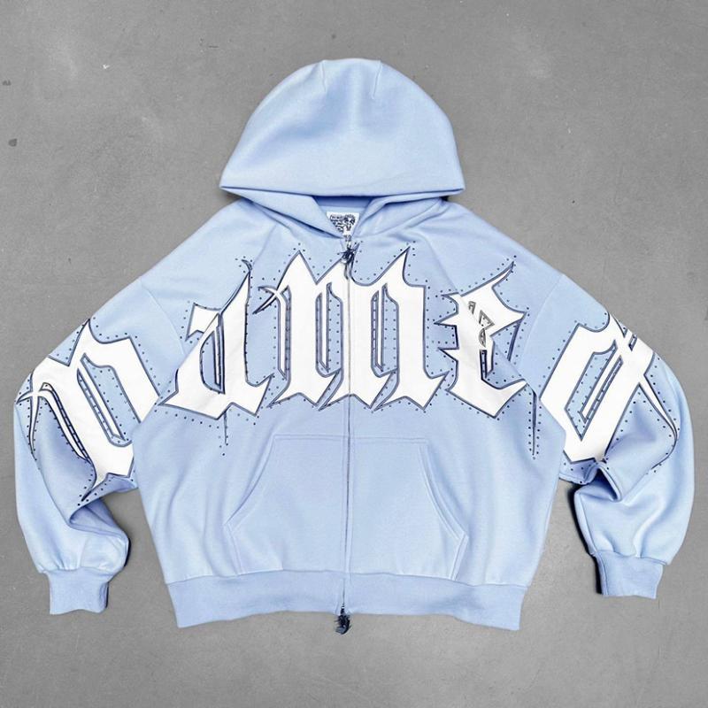 Autumn/Winter Y2K Street Trendy Cool Letter Printed Fashion Long Sleeve Warm Hoodie