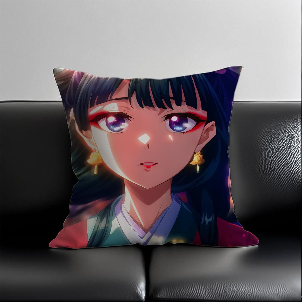 The Apothecary Diaries maomao Pillow Case SkinFriendly And Comfortable Fabric Pillowcase Lnvisible Lilky Zipper