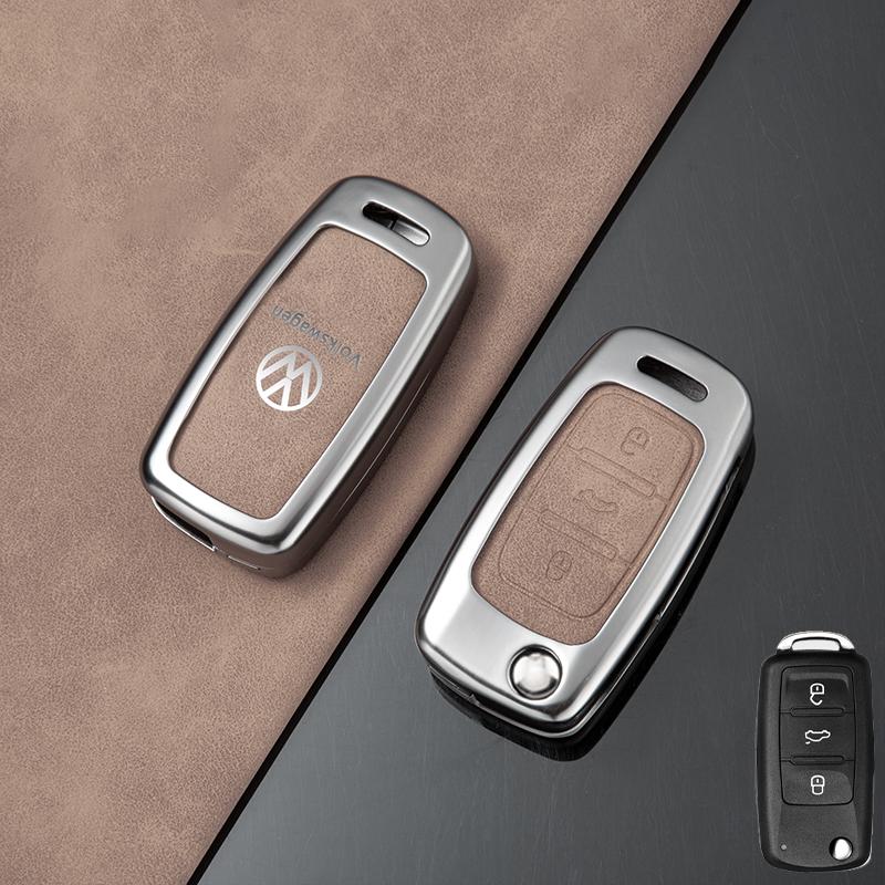 Pro VOLKSWAGEN VW Zinková slitina Kryt obalu na klíčenku auta Pro Volkswagen VW Polo Golf Passat Tiguan Beetle Caddy T5 Up Eos Ke