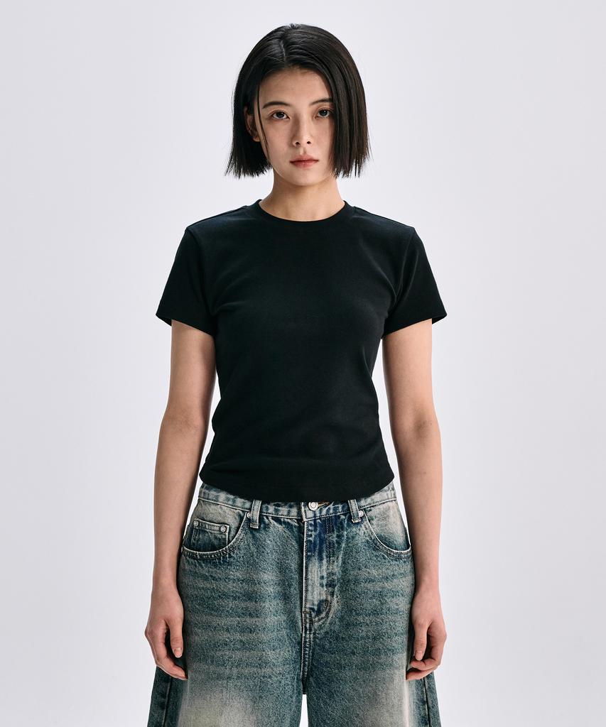 TAKEASY [Special Feature] 2-Pack (Women'S) Ribbed Mini Tee - 7 Colors