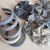 Korean-Style Textured Fabric Scrunchie: Large, Elegant Hair Accessory for Women