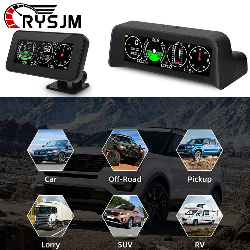 X90 M50 M60  GPS Heads-Up Display Vehicular Intelligent Horizontal Slope Meter Speedometer Compass Inclinometer Car Electronic