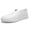 Fashion 2025 Leather Men Casual Shoes High Quality Mens Loafers Handmade Moccasins Breathable Male Walking Shoes Comfort Travel Flats
