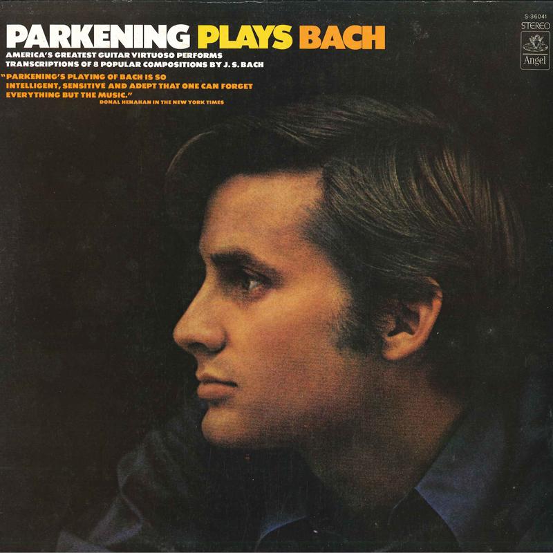 

LP Record CHRISTOPHER PARKENING - Parkening Plays Bach S36041 Angel Records 1979 US Classical Used