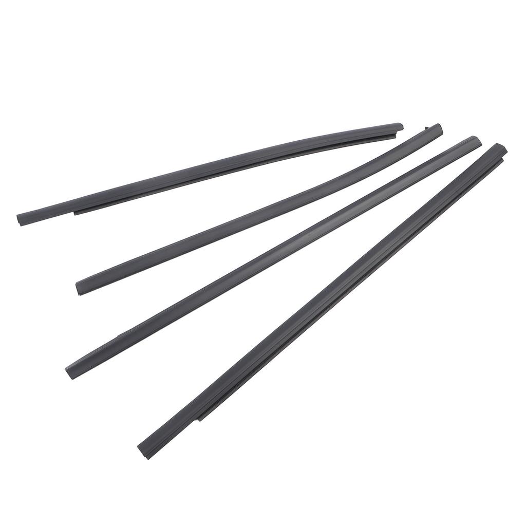 4PCS Car Door Window Weatherstrip AB3Z2625554F Door Window Sealing Strip Moulding Trim for Ranger PX2 PX3 Wildtrak