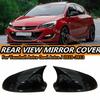 Paar Seitenflügelspiegelabdeckung für Vauxhall Astra Opel Astra J MK6 SXI SRI GTC SE 2010-2013 M-Stil Rückspiegelkappenabdeckung