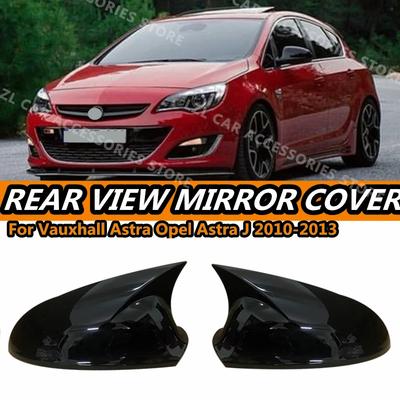 Pair Side Wing Mirror Cover For Vauxhall Astra Opel Astra J MK6 SXI SRI GTC SE 2010-2013 M Style Rear View Mirror Cap Cover