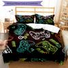 3pcs Game Controller Bedding Set Duvet Cover Closure Includes 1 Duvet Cover & 2 Pillowcases, Soft and Comfortable for All Seasons.