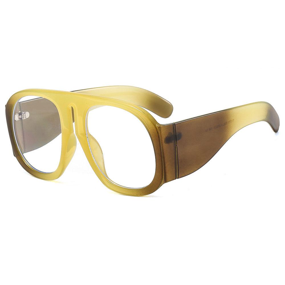 Oversized Vintage Anti Blue Light Blocking Glasses Women For Men Luxury Brand Designer Trend Myopia Big Eyeglasses Optical Frame