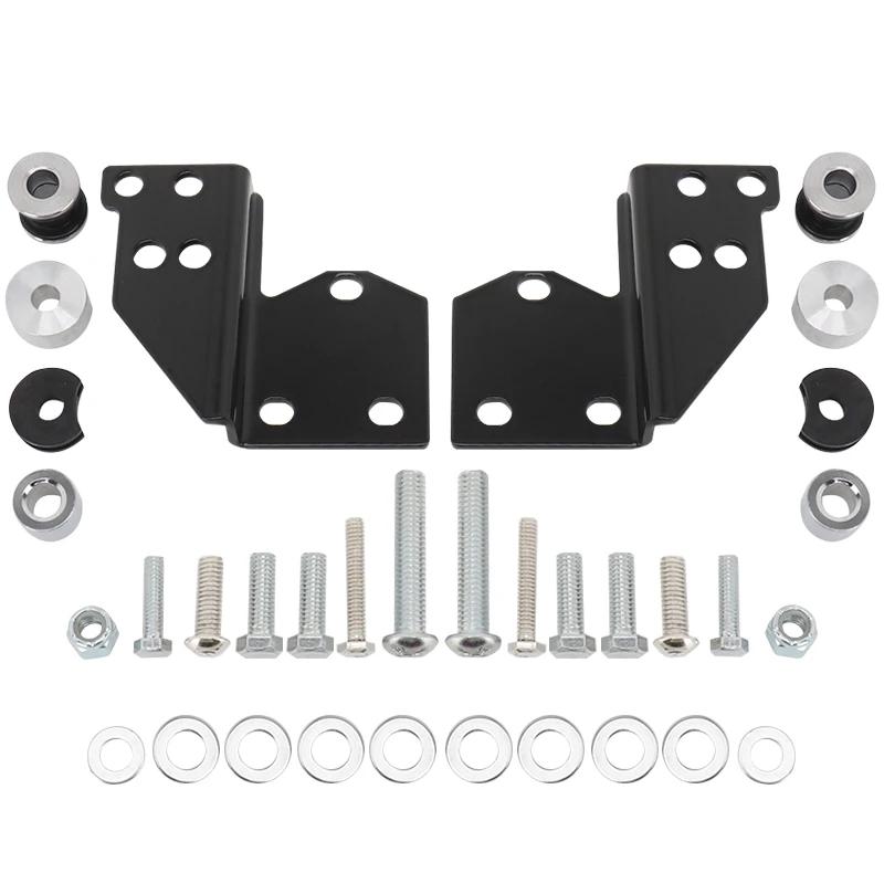 

Motorcycle Backrest Rack Removable Shelf Mounting Screw Washer Nut For Harley Touring Road King Street Electra Glide 1997-2008