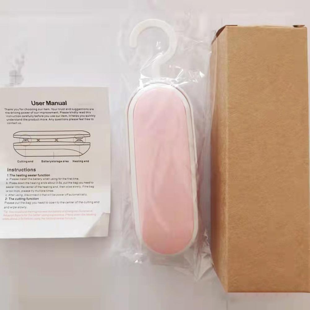 

2 в 1 Машина для запечатывания Ручной пресс для закусок и еды Термоупаковщик Портативный упаковщик для запечатывания пакетов Бытовой инструмент для хранения Кухонные принадлежности