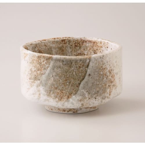 Ale-net Yuki Shino Matcha Bowl, Porcelain, Mino Ware, Made In Japan