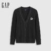GAP Women's Love Heart Cable Knit Cardigan
