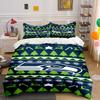 "Seahawk Logo with Festive Christmas Pattern" Print Bedding Set Duvet Cover Pillowcases (1* Duvet Cover 2* Pillowcases Do Not Include Comforter)