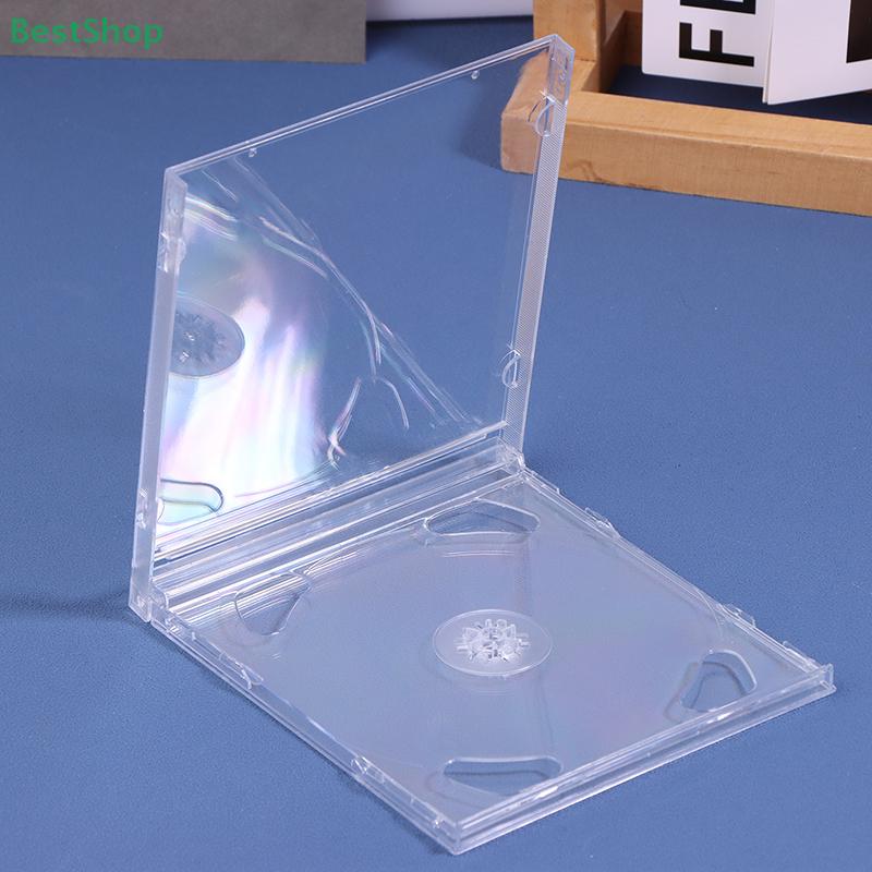 Cajas de Plástico Transparentes para DVD, Cajas para Embalaje de Discos, Estuches para CD Doblemente Engrosados
