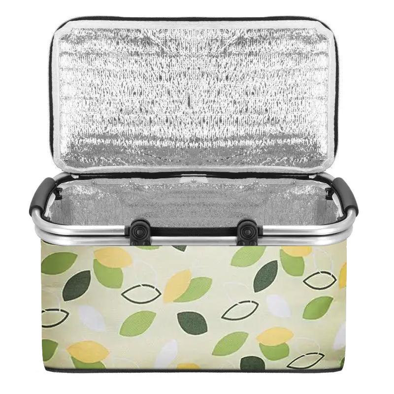 Heckermann 30L Yellow Picnic Basket