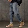 Foreign Trade Surplus Spring, Autumn, and Winter Trendy American Retro Jeans for Men, New Style Loose Straight Casual Cool Long Pants