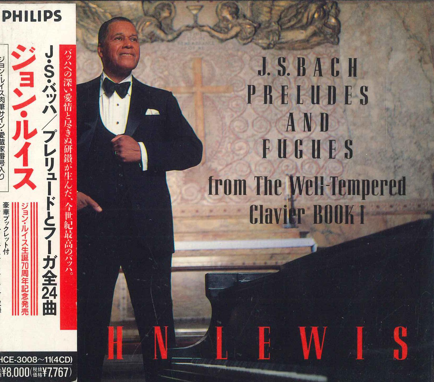 

CD LEWIS (JOHN); BACH - Preludes And Fugues PHCE300811 PHILIPS Japan Obi Classical Used