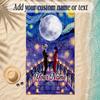Beach TowelMiraculous Ladybug Custom Name Text Personalized Soft Towel for Beach Pool Indoor Home Decor Gift