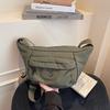 Hochwertige Crossbody-Ministasche, lässige ultraleichte Satteltasche, Schulter-Knödeltasche, Brusttasche