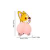 10PCS 3D Cute Butt Car Sticker Stress Relief Toys Cartoon Anti-collision Door Rearview Mirror Bumper Protection Phone Decoration