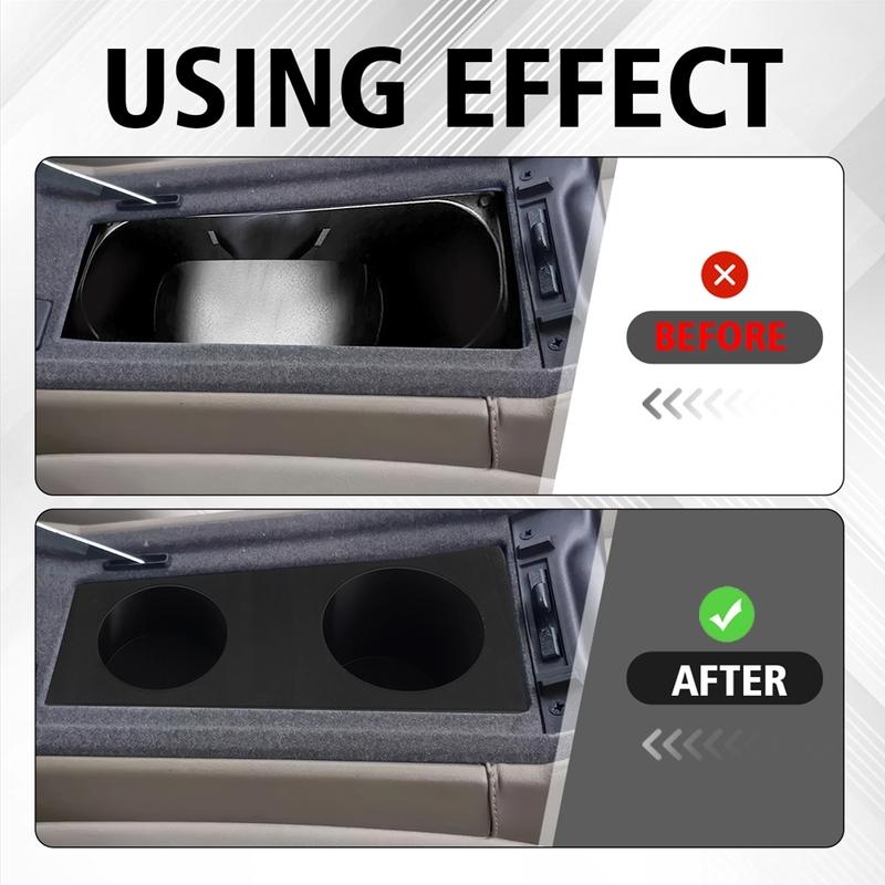 Double Hole Cup Holder For Used In Jaguar XJ8 X308 XJ6 X300 XJ40 Center Console Armrest Cup Holde